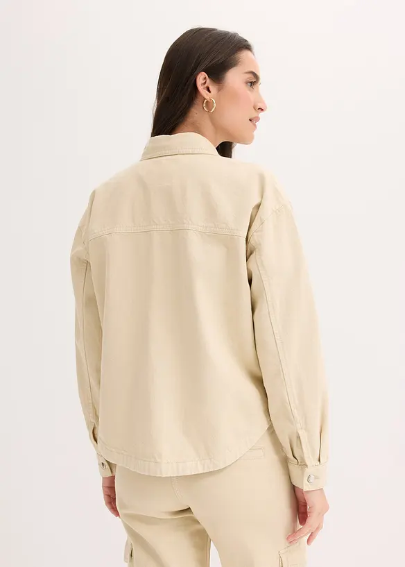 Giacca-camicia in puro cotone, bonprix
