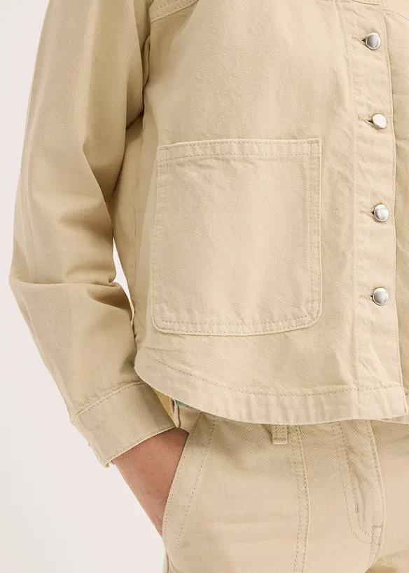 Giacca-camicia in puro cotone, bonprix