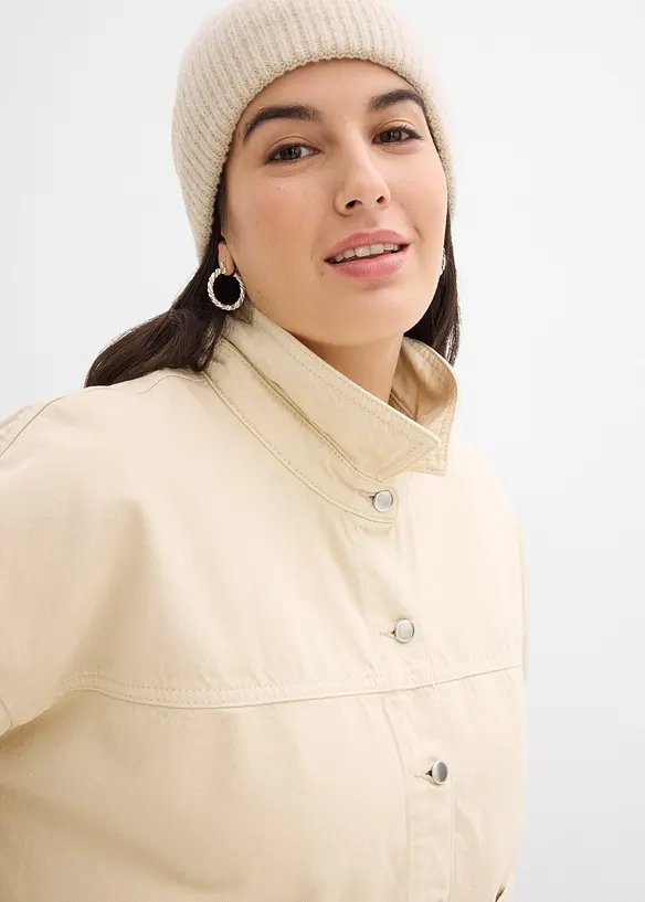 Giacca-camicia in puro cotone, bonprix