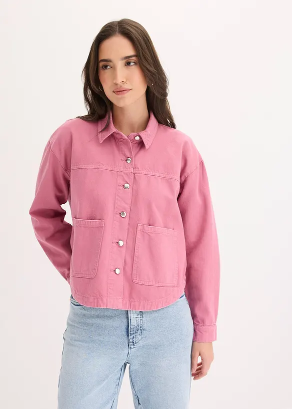 Giacca-camicia in puro cotone, bonprix