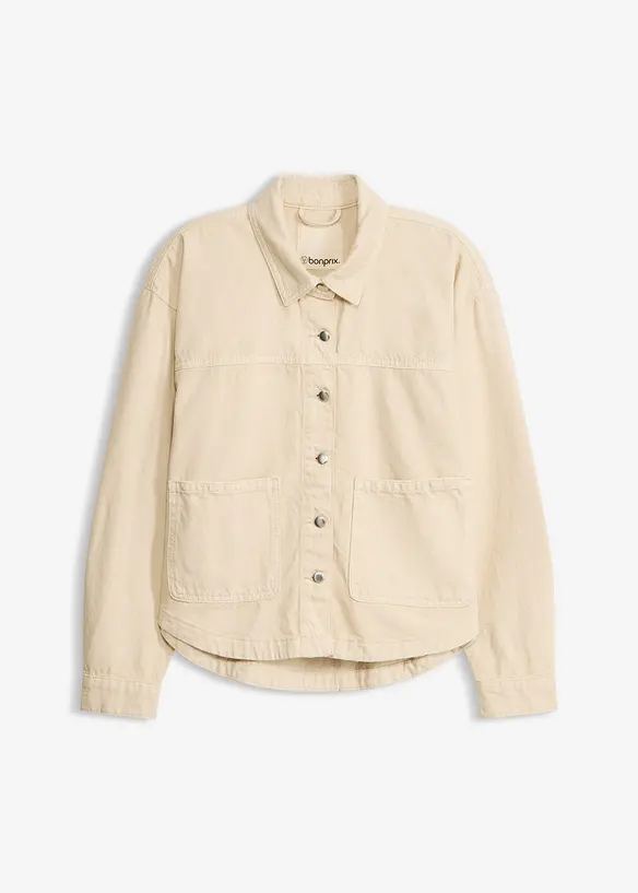 Giacca-camicia in puro cotone, bonprix