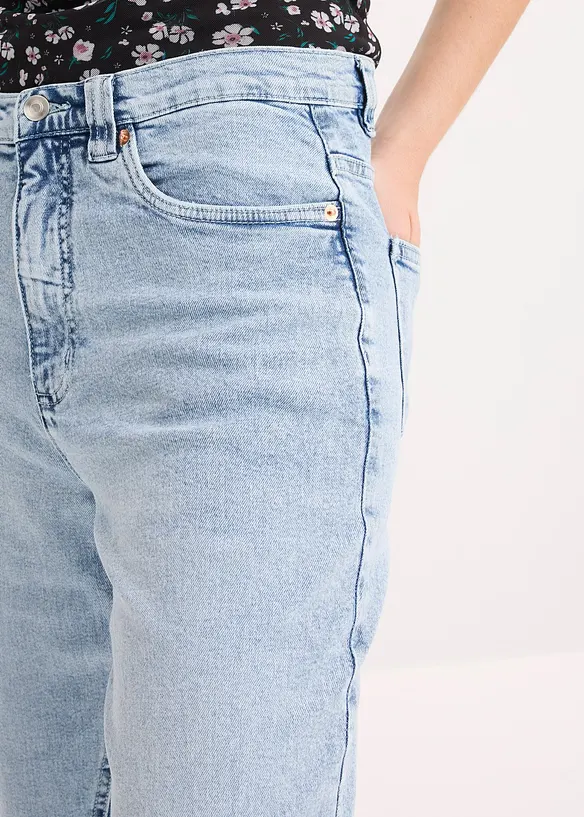 Jeans wide leg, vita alta, bonprix