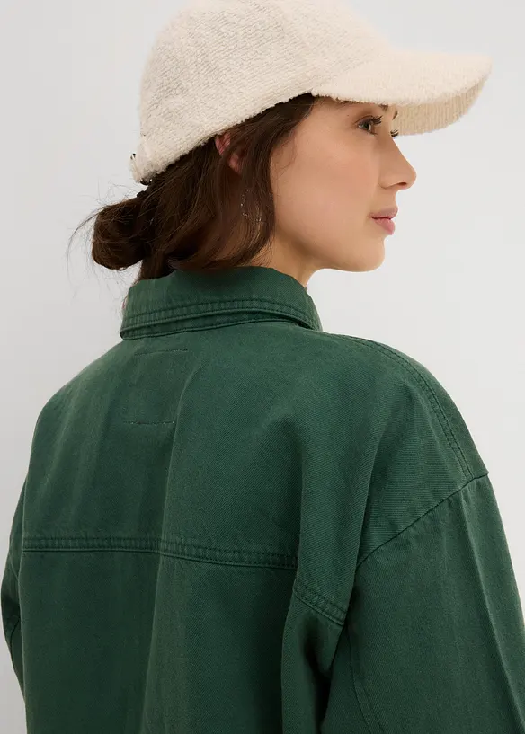 Giacca-camicia in puro cotone, bonprix