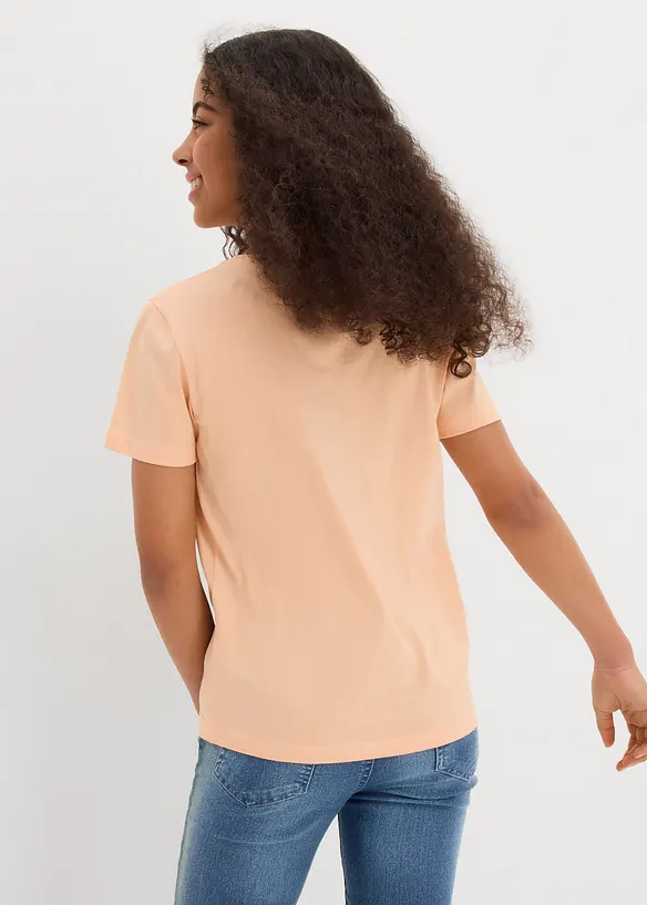 T-shirt in puro cotone biologico (pacco da 3), bonprix