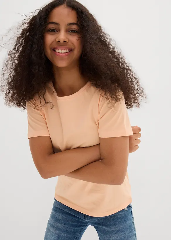 T-shirt in puro cotone biologico (pacco da 3), bonprix