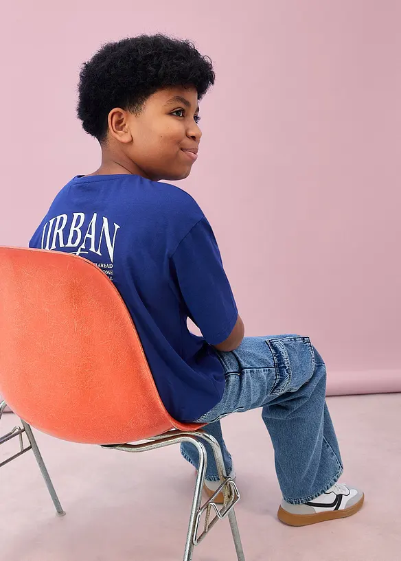 T-shirt oversize in puro cotone biologico, bonprix