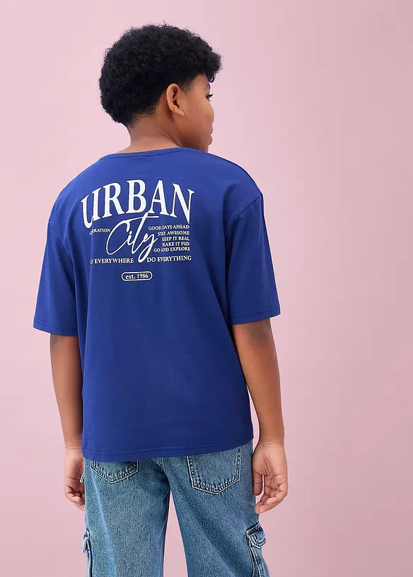 T-shirt oversize in puro cotone biologico, bonprix