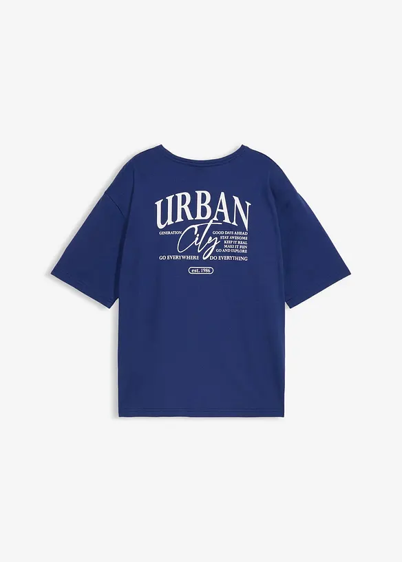 T-shirt oversize in puro cotone biologico, bonprix