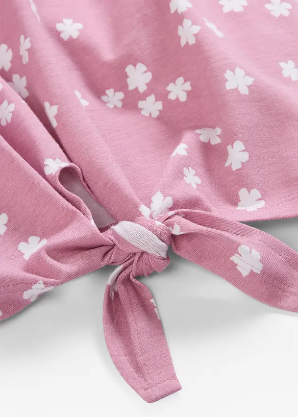 T-shirt a mezze maniche in misto cotone biologico elasticizzato (pacco da 2), bonprix