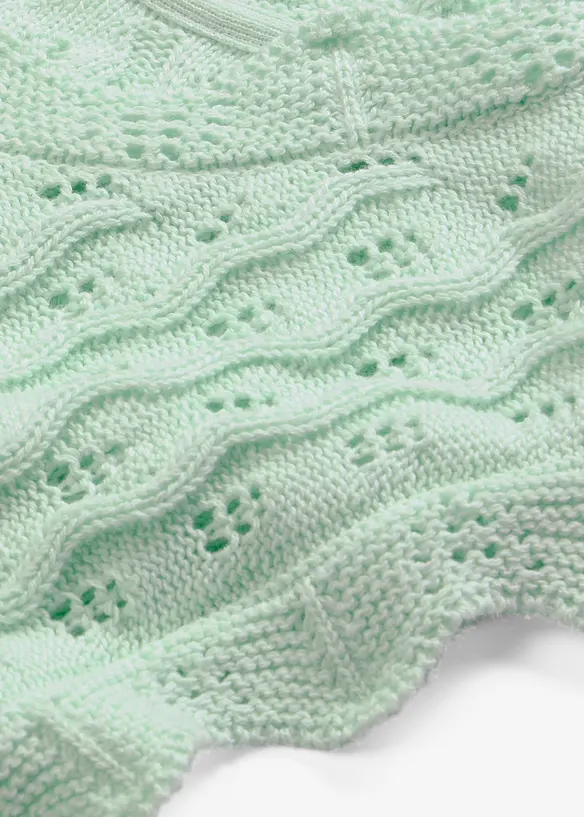 Top in maglia di puro cotone, bonprix