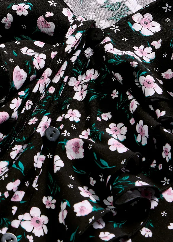 Blusa in misto viscosa fine, bonprix