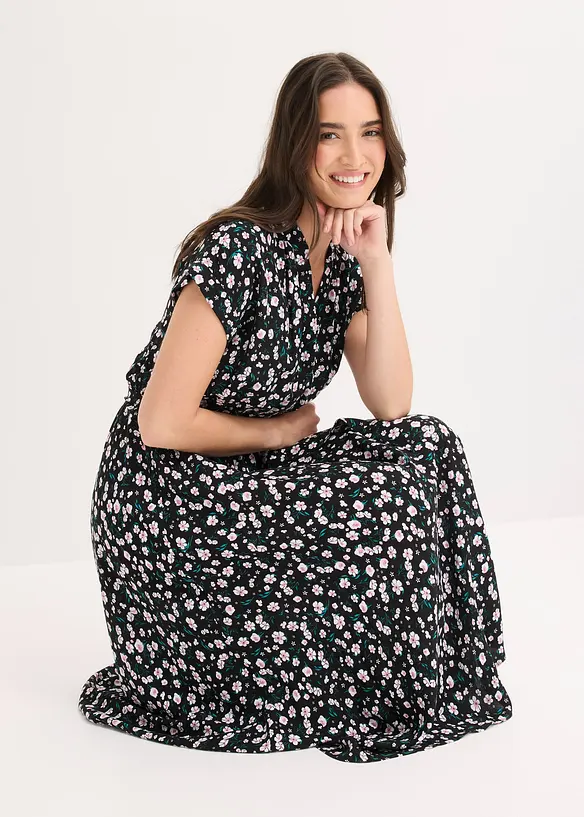 Abito chemisier in viscosa fluida, bonprix