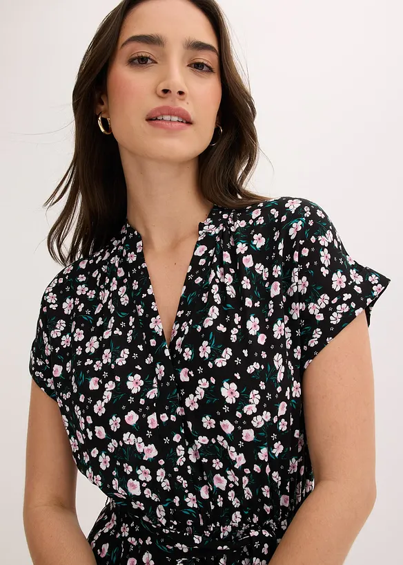 Abito chemisier in viscosa fluida, bonprix