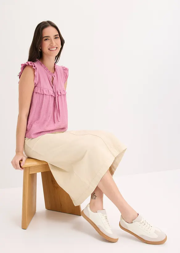 Blusa in misto viscosa, bonprix