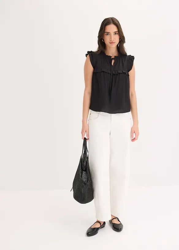 Blusa in misto viscosa, bonprix