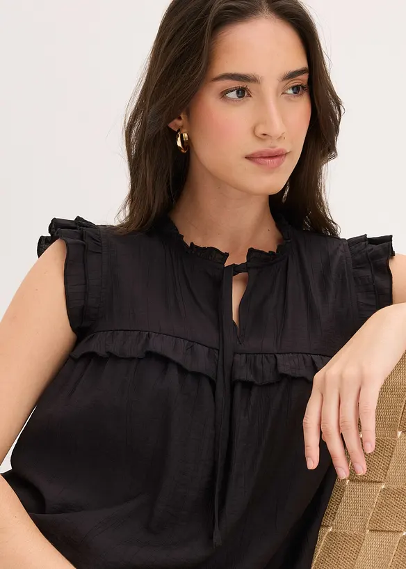 Blusa in misto viscosa, bonprix