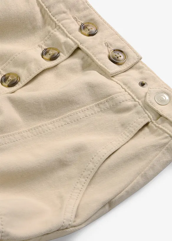 Gonna in twill di puro cotone, bonprix