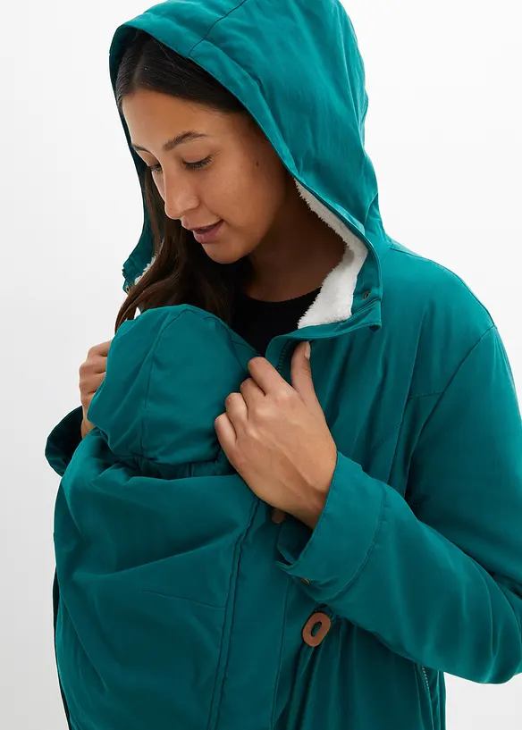 Cappotto pr&eacute;maman imbottito 3 in 1 di media pesantezza con inserto babywearing, bonprix