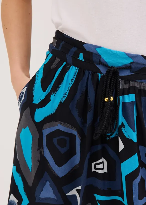 Gonna lunga in viscosa fluida, bonprix