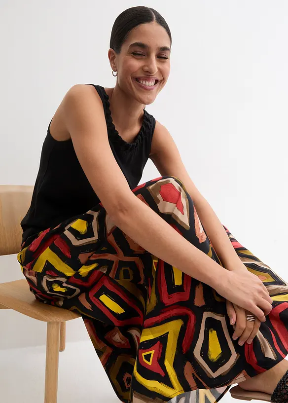 Gonna lunga in viscosa fluida, bonprix