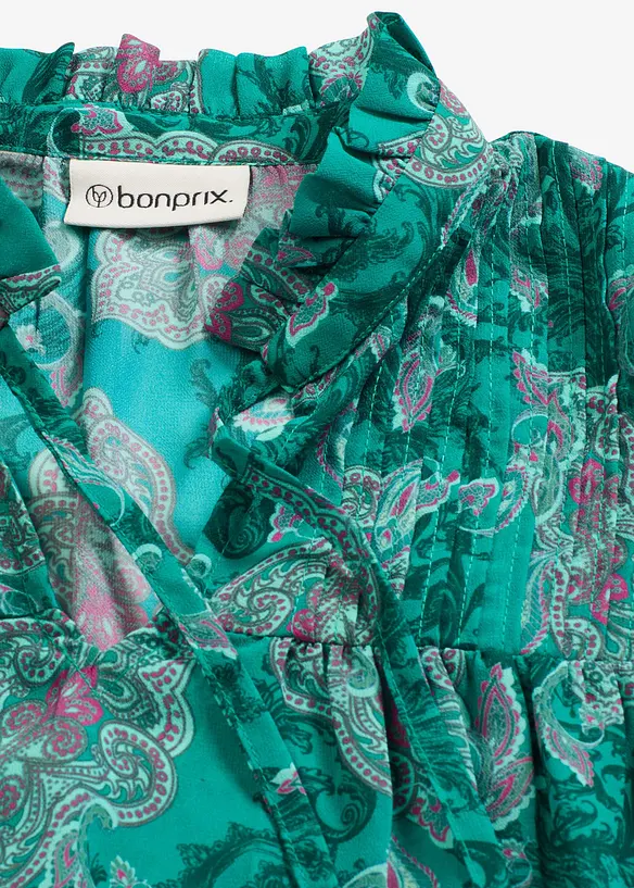 Tunica di chiffon con fantasia paisley, bonprix