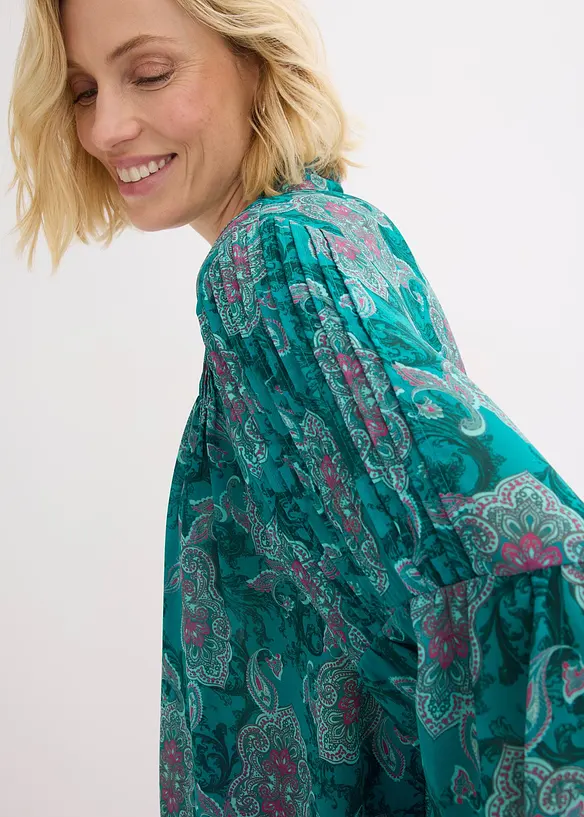 Tunica di chiffon con fantasia paisley, bonprix