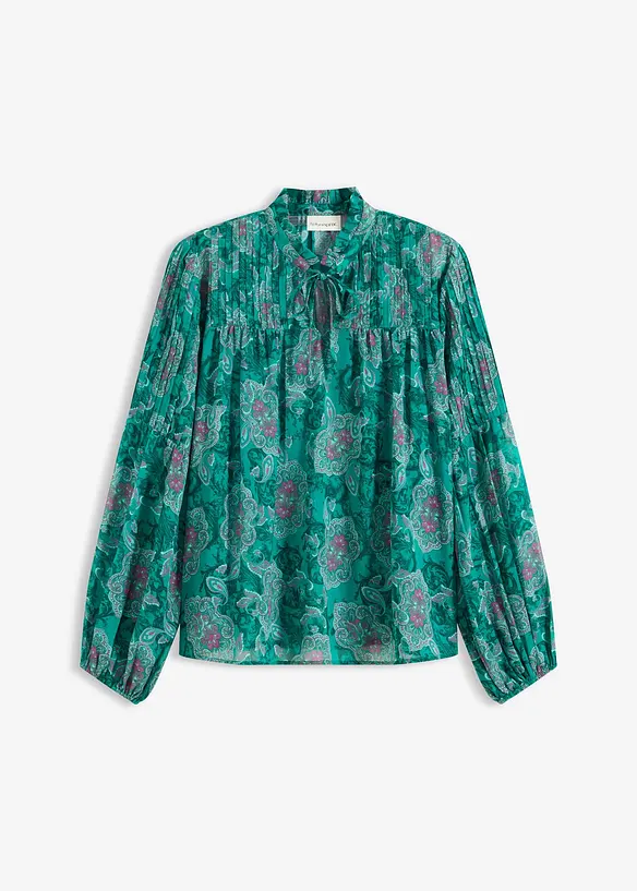 Tunica di chiffon con fantasia paisley, bonprix