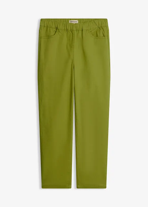 Pantaloni cropped elasticizzati, bonprix
