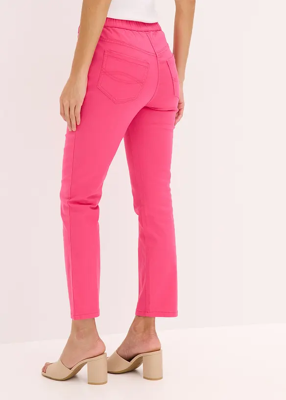 Pantaloni cropped elasticizzati, bonprix