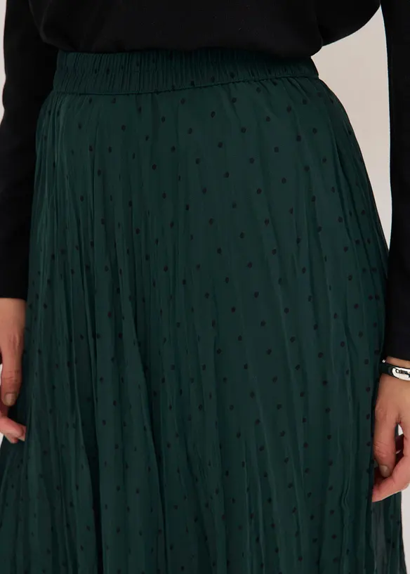 Gonna in chiffon con effetto stropicciato, bonprix