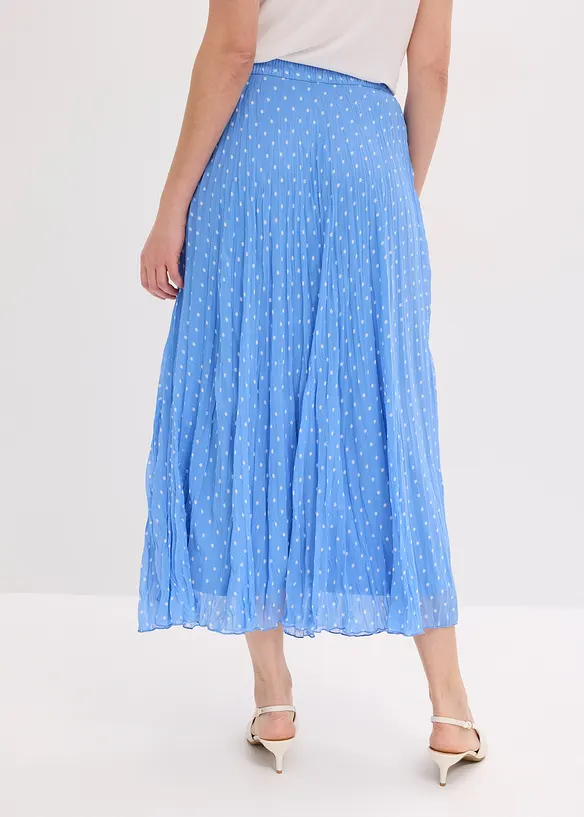 Gonna in chiffon con effetto stropicciato, bonprix