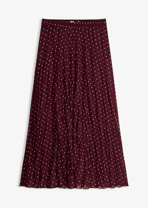 Gonna in chiffon con effetto stropicciato, bonprix