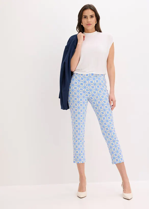 Pantaloni in bengalina elasticizzata, bonprix