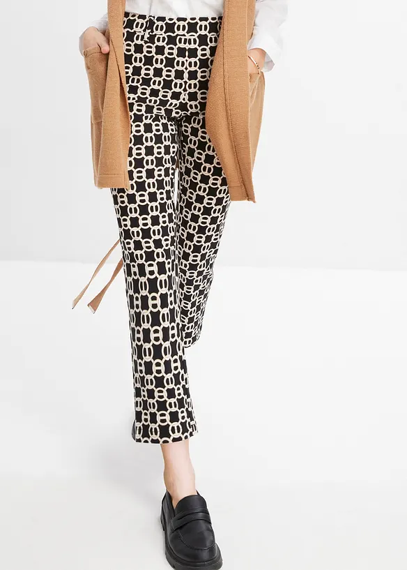 Pantaloni in bengalina elasticizzata, bonprix