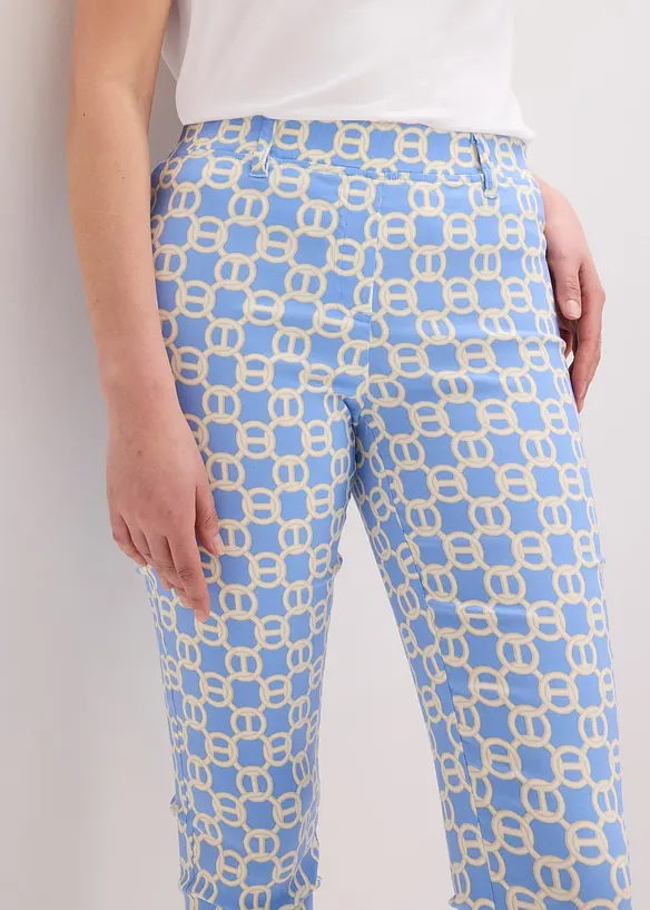 Pantaloni in bengalina elasticizzata, bonprix