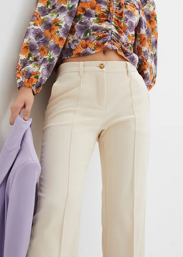 Pantaloni eleganti svasati, bonprix