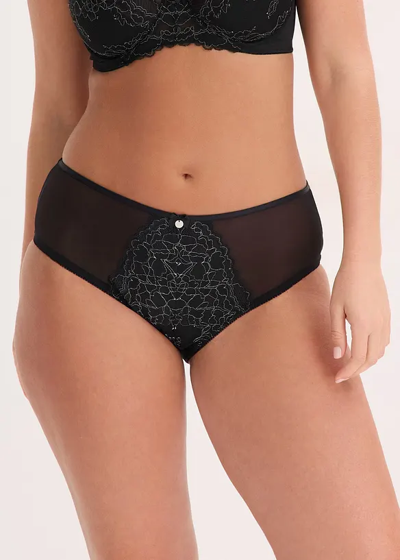 Slip alto con pizzo delicato, bonprix