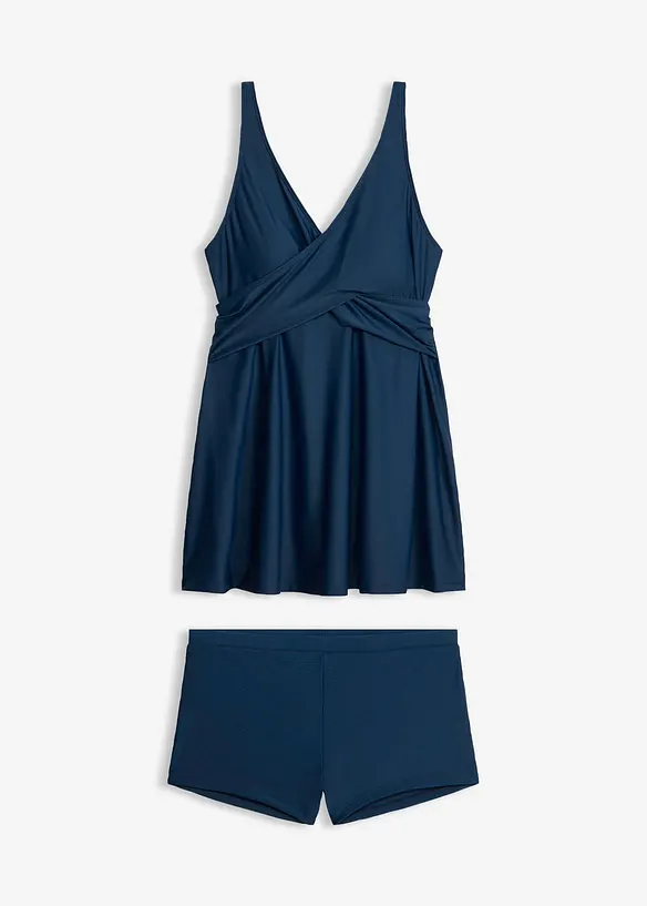 Tankini lungo con scollatura a V (set 2 pezzi), bonprix