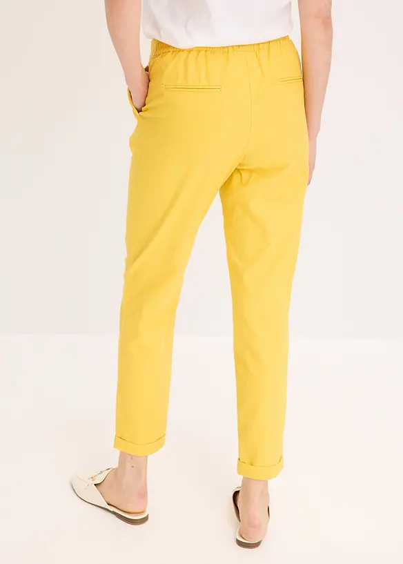 Pantaloni in misto lino, bonprix