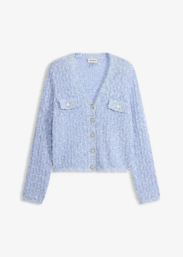 Cardigan in maglia boucl&eacute;, bonprix