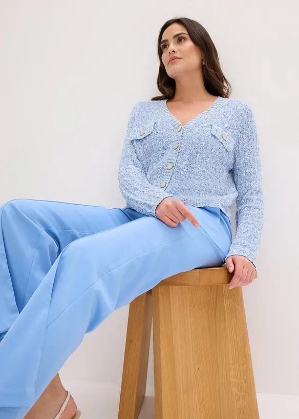 Cardigan in maglia boucl&eacute;, bonprix