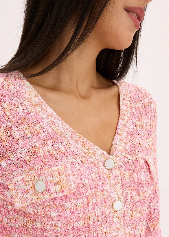 Cardigan in maglia boucl&eacute;, bonprix