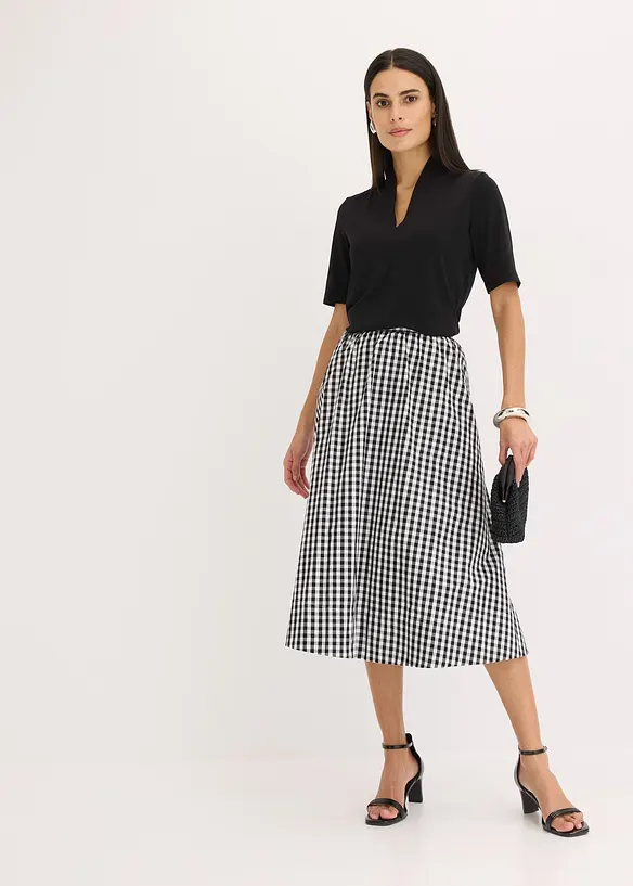 Maglia con collo a calice, bonprix