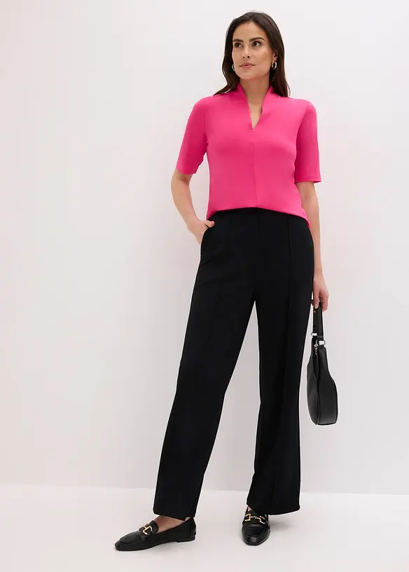 Maglia con collo a calice, bonprix