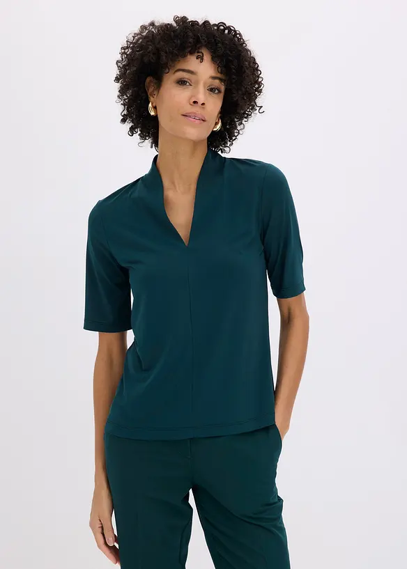 Maglia con collo a calice, bonprix