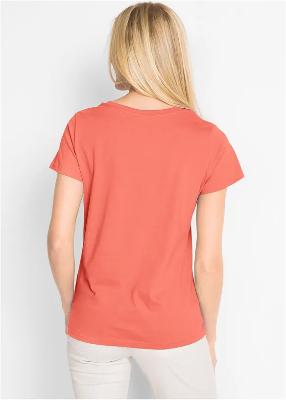 Maglia con scollo rotondo (pacco da 5), bonprix