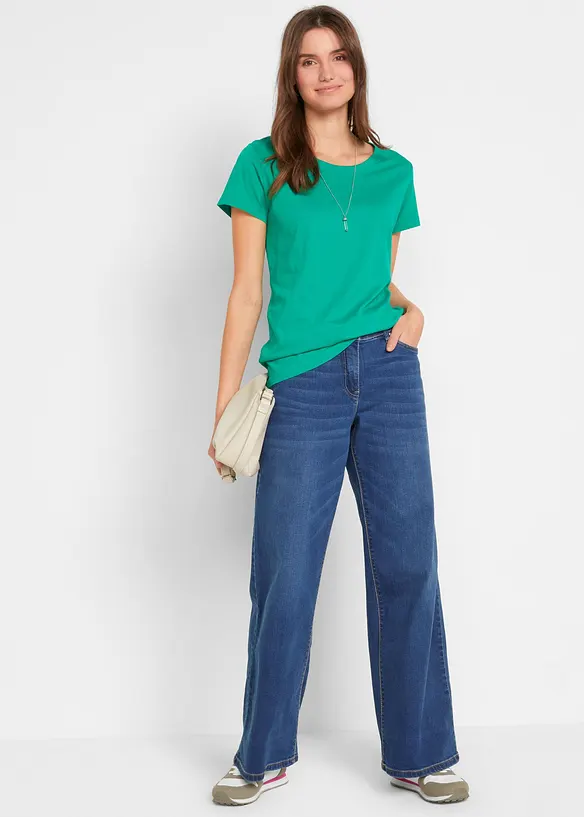 Maglia con scollo rotondo (pacco da 5), bonprix