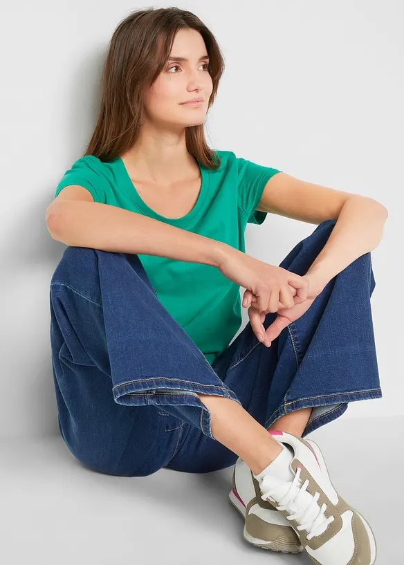 Maglia con scollo rotondo (pacco da 5), bonprix