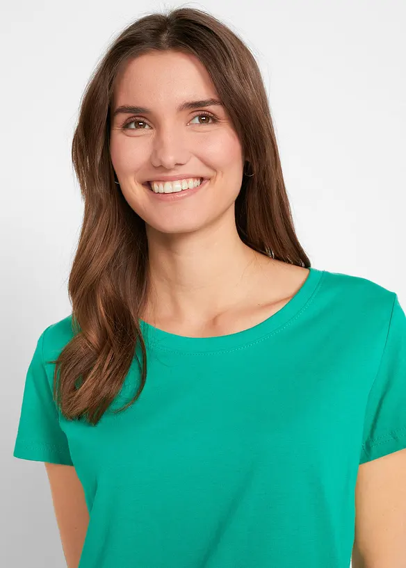 Maglia con scollo rotondo (pacco da 5), bonprix