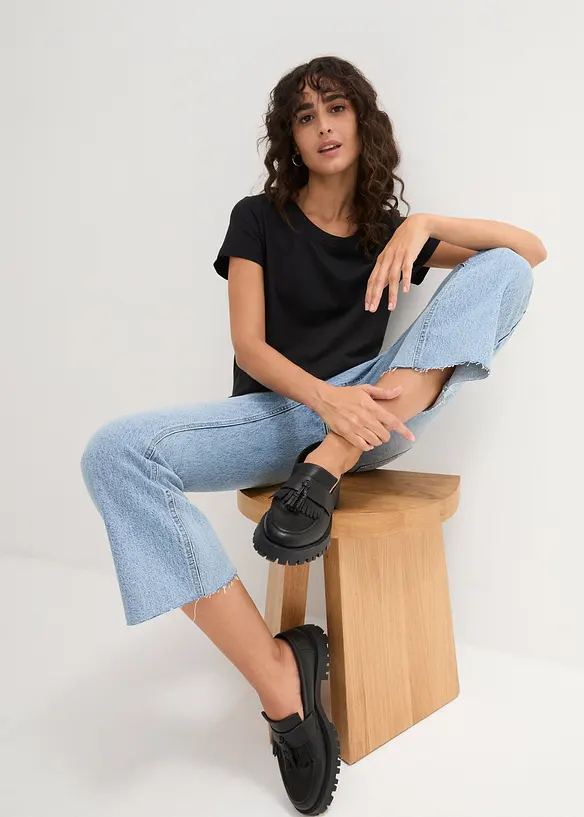 Maglia con scollo rotondo (pacco da 5), bonprix